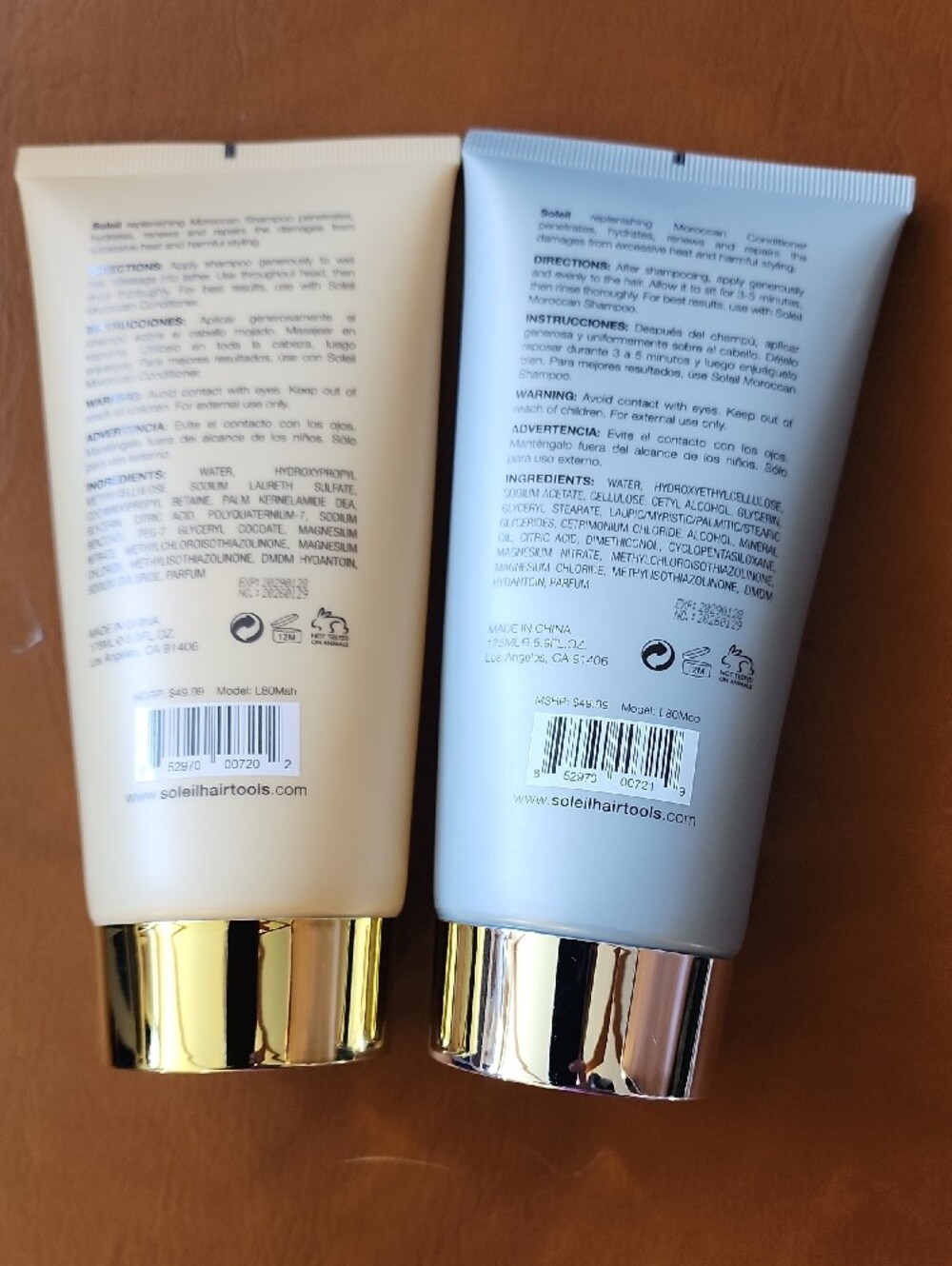 Moroccan Shampoo & Conditioner - Cream - Picture 2 of 3
